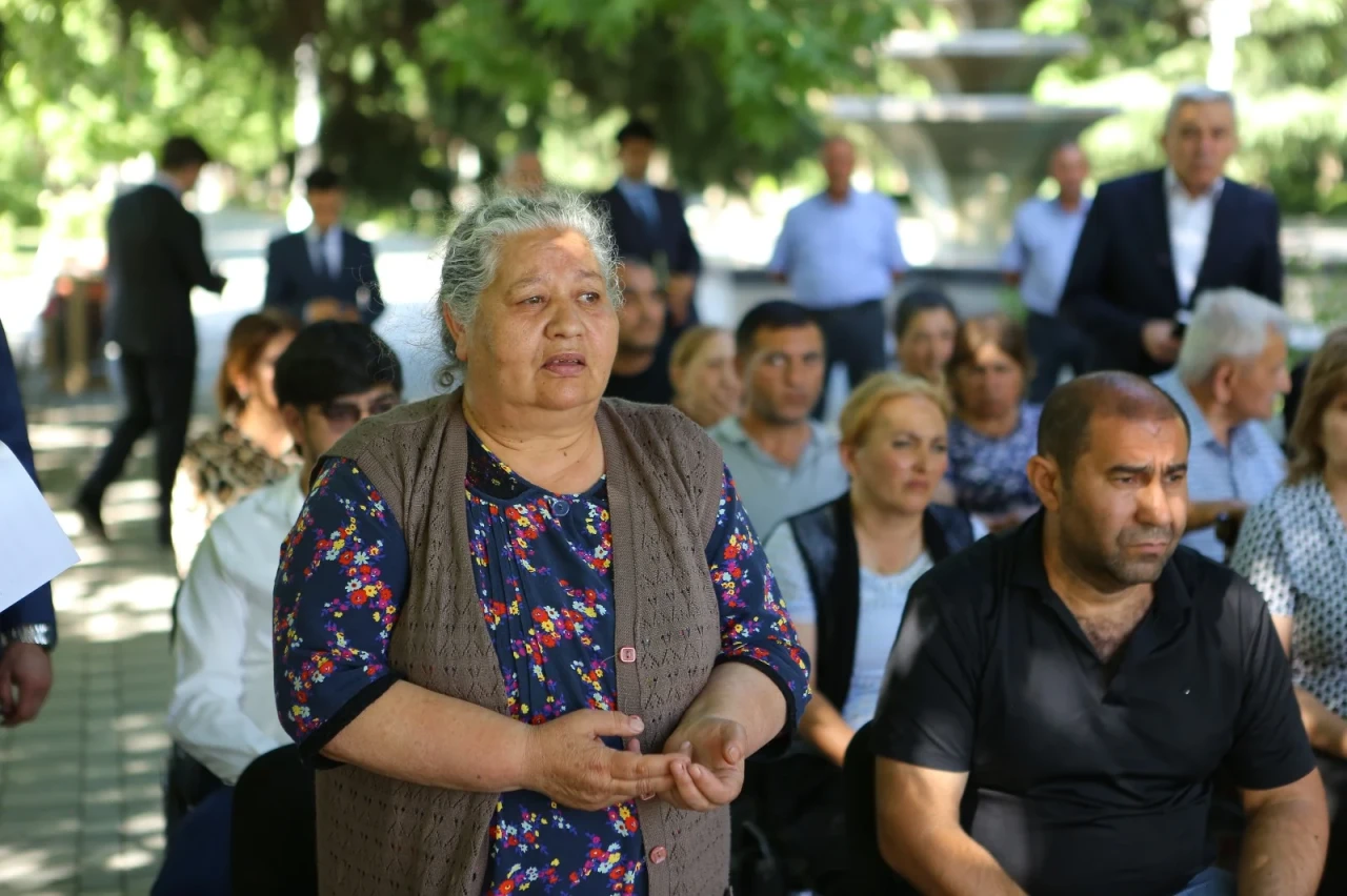 Niyazi Bayramov səyyar görüş keçirdi - FOTOLAR