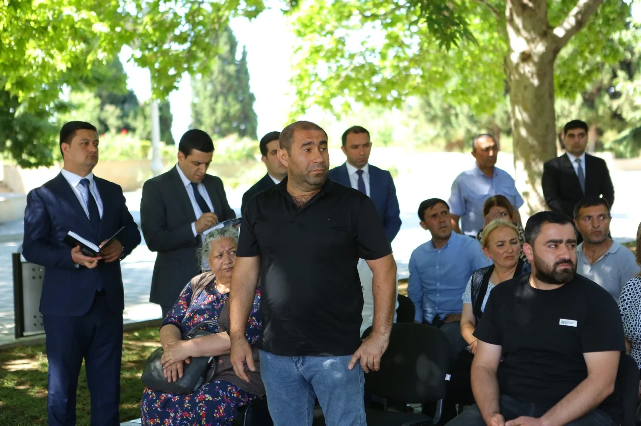 Niyazi Bayramov səyyar görüş keçirdi - FOTOLAR