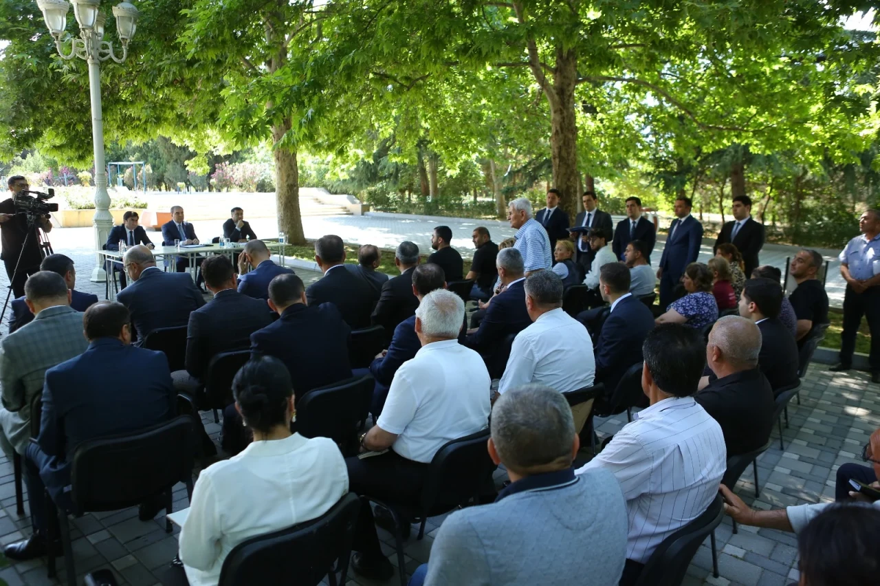Niyazi Bayramov səyyar görüş keçirdi - FOTOLAR