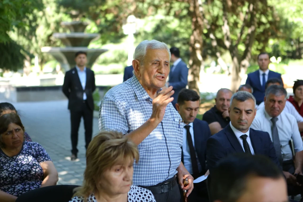 Niyazi Bayramov səyyar görüş keçirdi - FOTOLAR