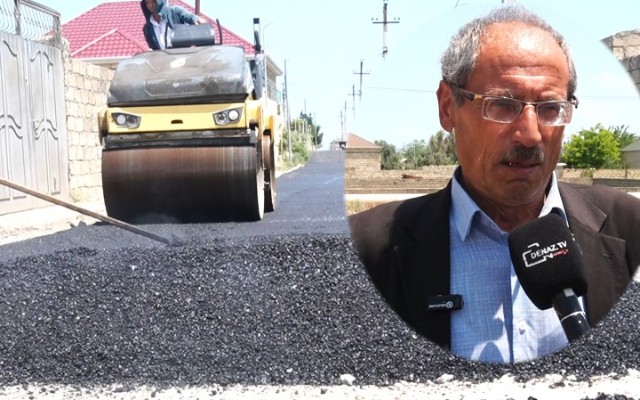 Sumqayıtda şəhidin adını daşıyan küçəyə asfalt çəkilir- VİDEO Sumqayıtda şəhidin adını daşıyan küçəyə asfalt çəkilir- VİDEO