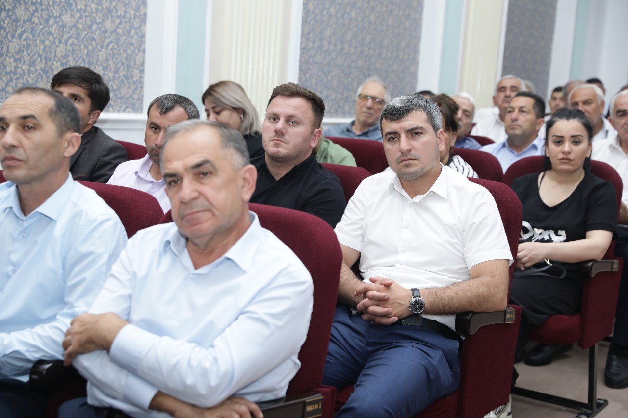 Xaçmazda regional müşavirə keçirilib - FOTOLAR