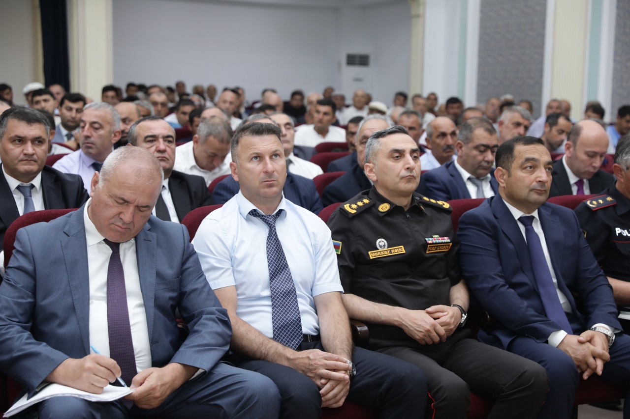 Xaçmazda regional müşavirə keçirilib - FOTOLAR