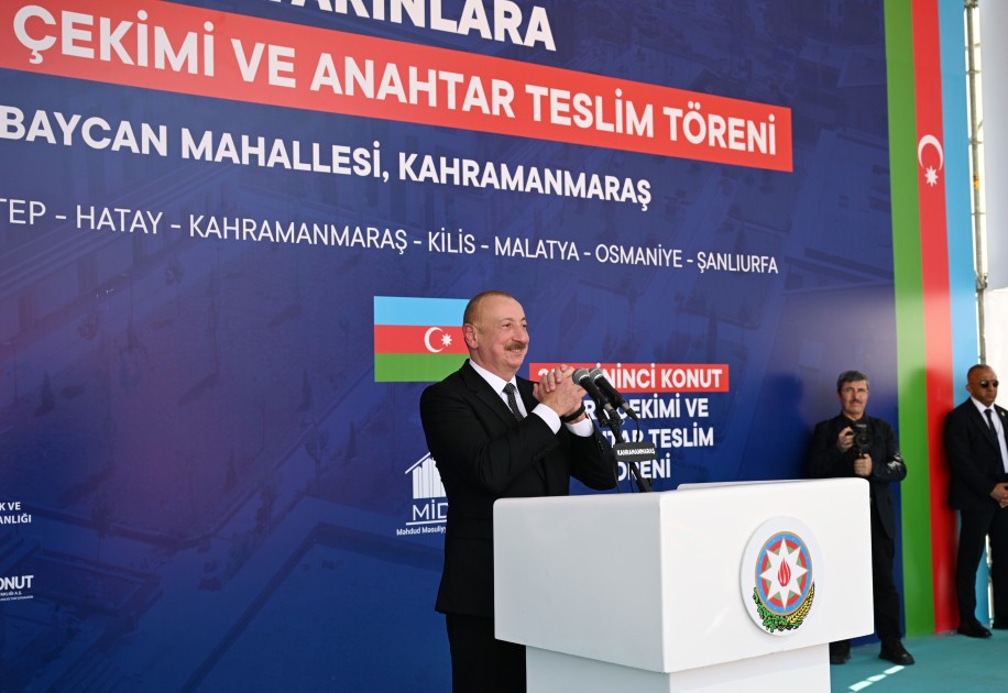 “Azərbaycan” məhəlləsinin açılışında prezidentlərin çıxışının tam mətni - VİDEO (YENİLƏNİB)