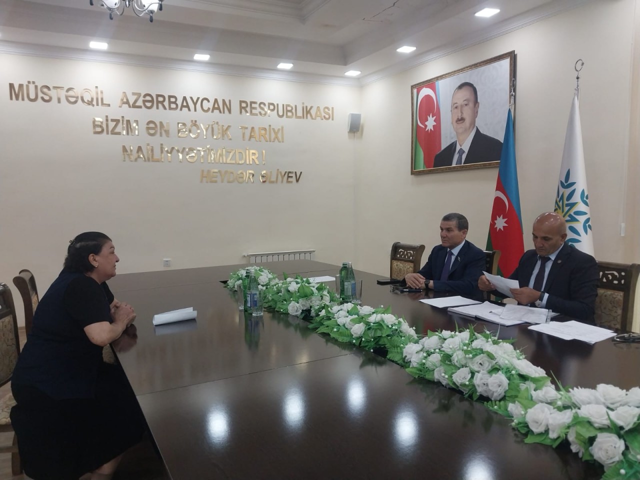 Deputat Goranboyda seçiciləri ilə növbəti görüş keçirib - FOTOLAR