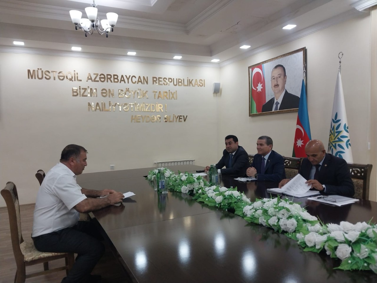 Deputat Goranboyda seçiciləri ilə növbəti görüş keçirib - FOTOLAR