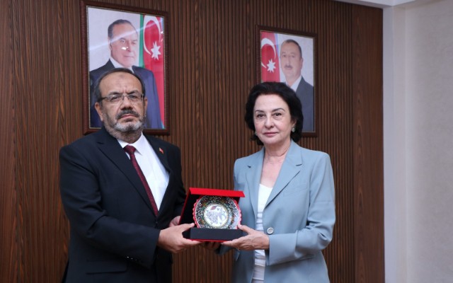 Konya Texniki Universitetinin rektoru AzMİU-da olub -FOTOLAR Konya Texniki Universitetinin rektoru AzMİU-da olub -FOTOLAR