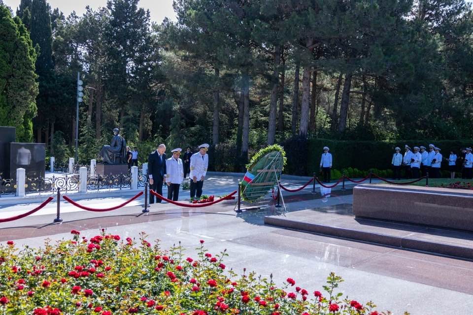 Azərbaycan dənizçiləri peşə bayramlarını qeyd edirlər - FOTOLAR