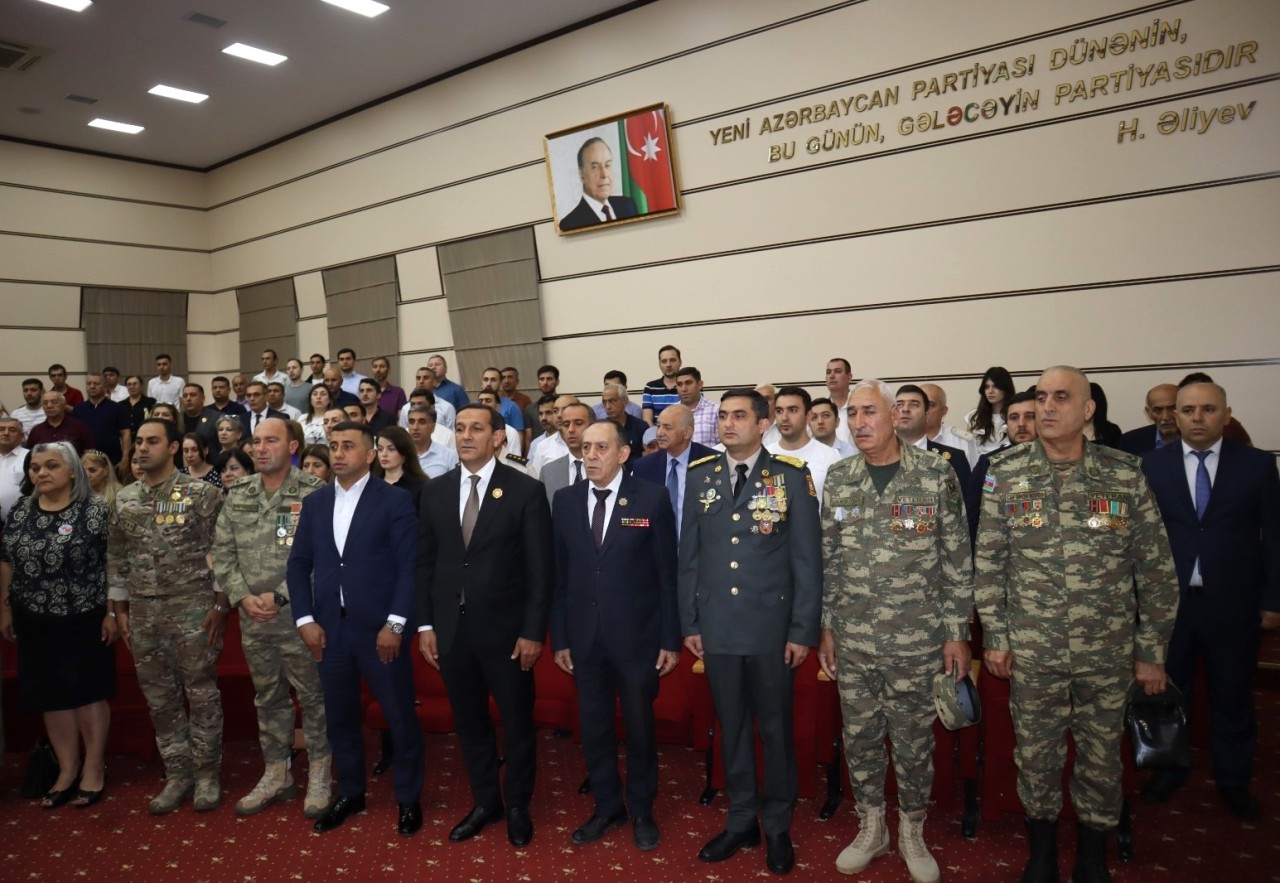 YAP Yasamal rayon təşkilatı tədbir keçirdi - FOTOLAR