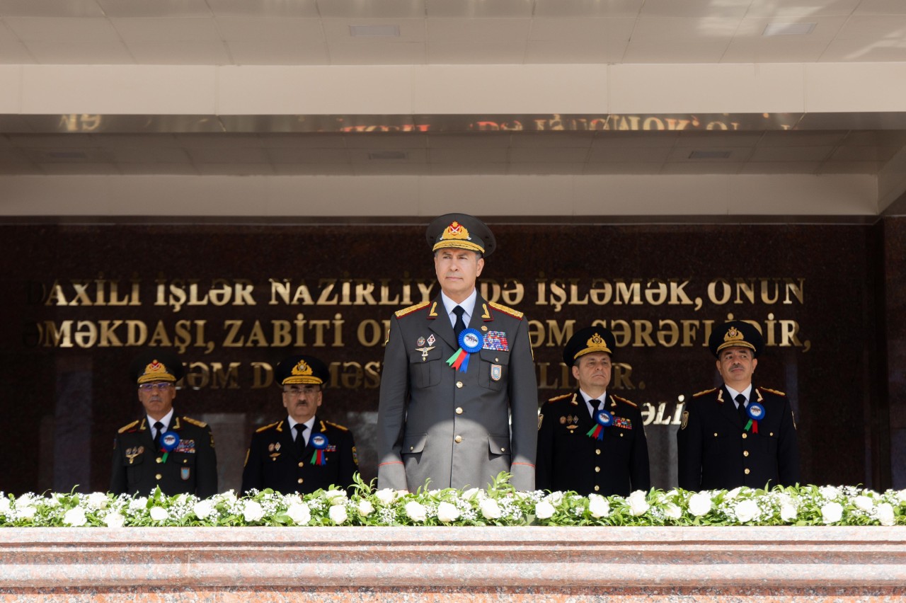 Polis Akademiyasında təntənəli buraxılış mərasimi keçirildi - VİDEO+FOTOLAR