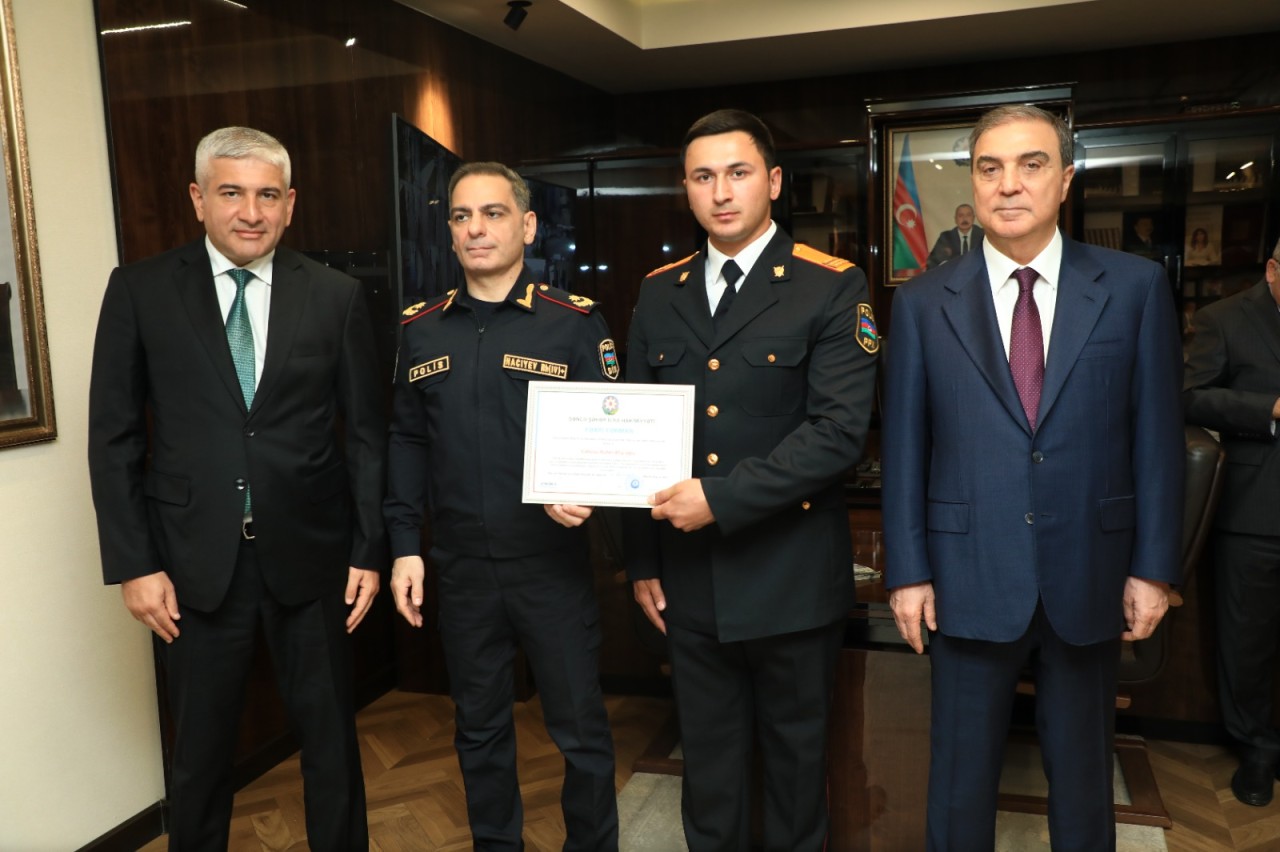 Gəncədə Polis Günü qeyd olundu - FOTOLAR