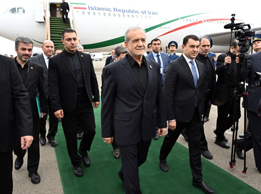 Pezeşkian Azərbaycana gəldi - FOTO (YENİLƏNİB)
