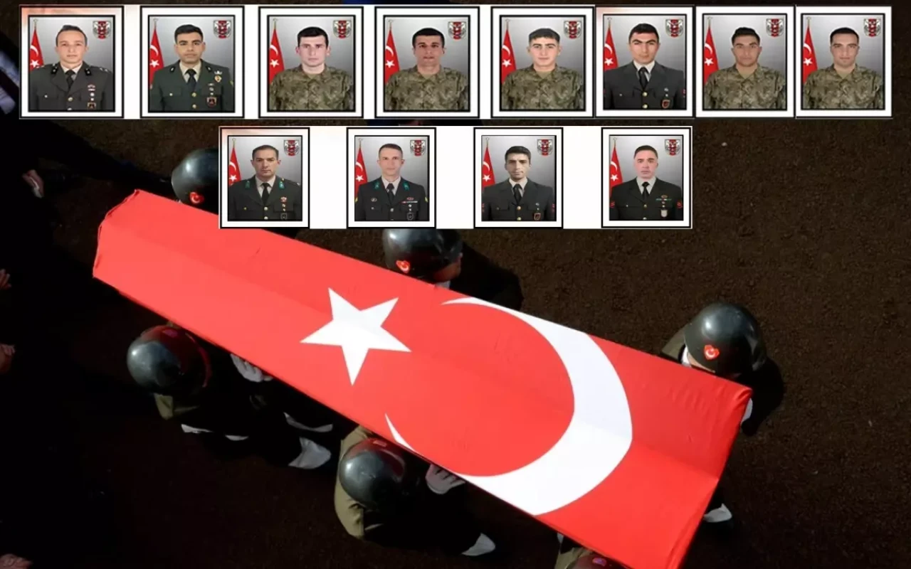 Türkiyənin 12 hərbçisi şəhid oldu -YENİLƏNİB