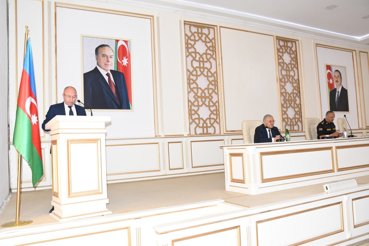 Ağdamda fövqəladə hallarla bağlı seminar-müşavirə keçirilib - FOTOLAR