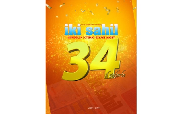 “İki sahil” 34 yaşınıqeyd edir “İki sahil” 34 yaşınıqeyd edir