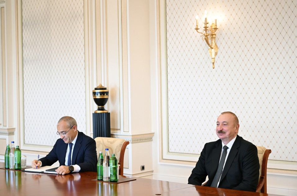 Prezident gürcüstanlı naziri qəbul etdi - FOTOLAR
