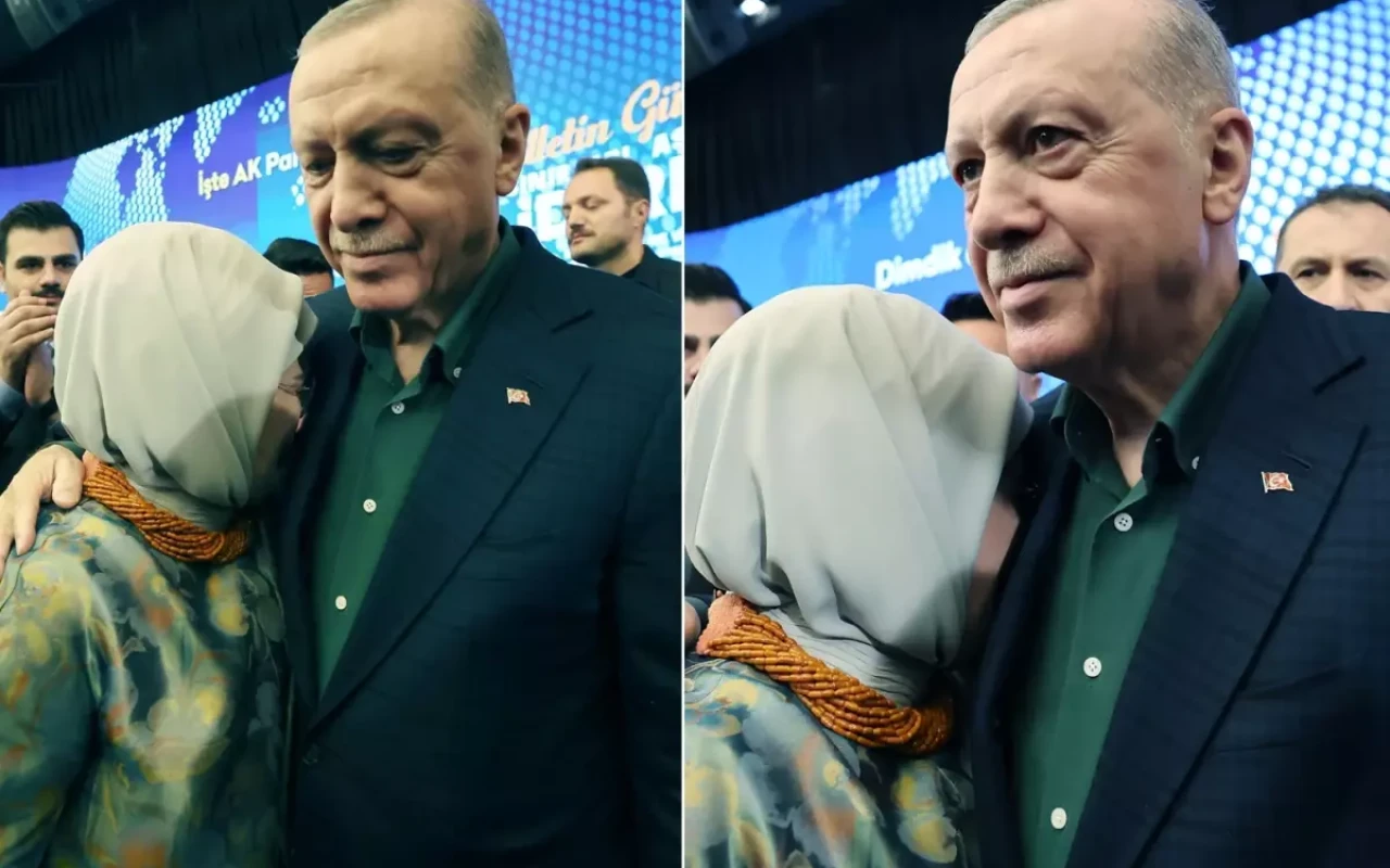 Xanımı Ərdoğanı qucaqlayıb ağladı -Təsirli anlar (VİDEO)