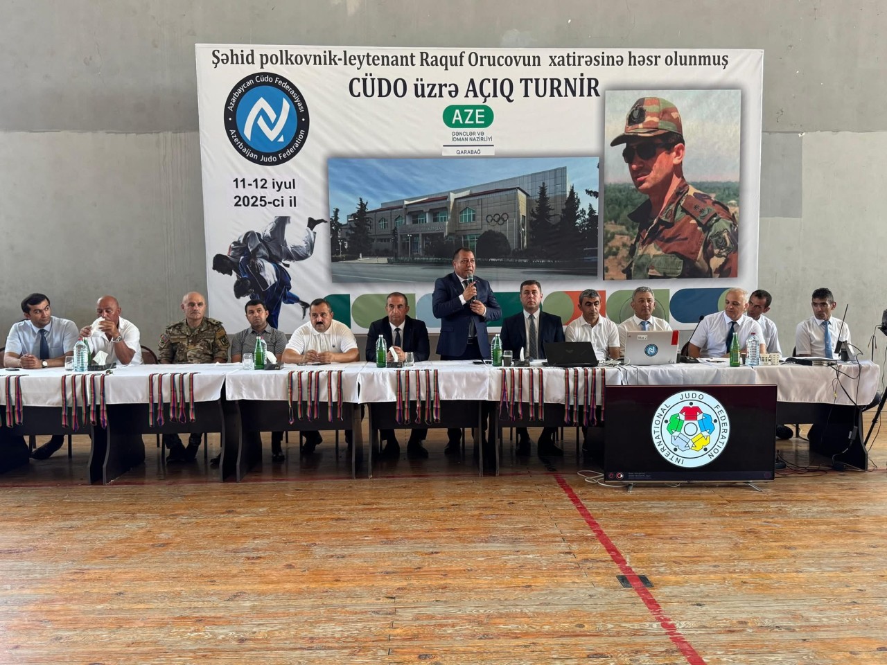 Ağdamda Raquf Orucovun xatirəsinə həsr olunmuş cüdo turniri keçirilib - FOTOLAR