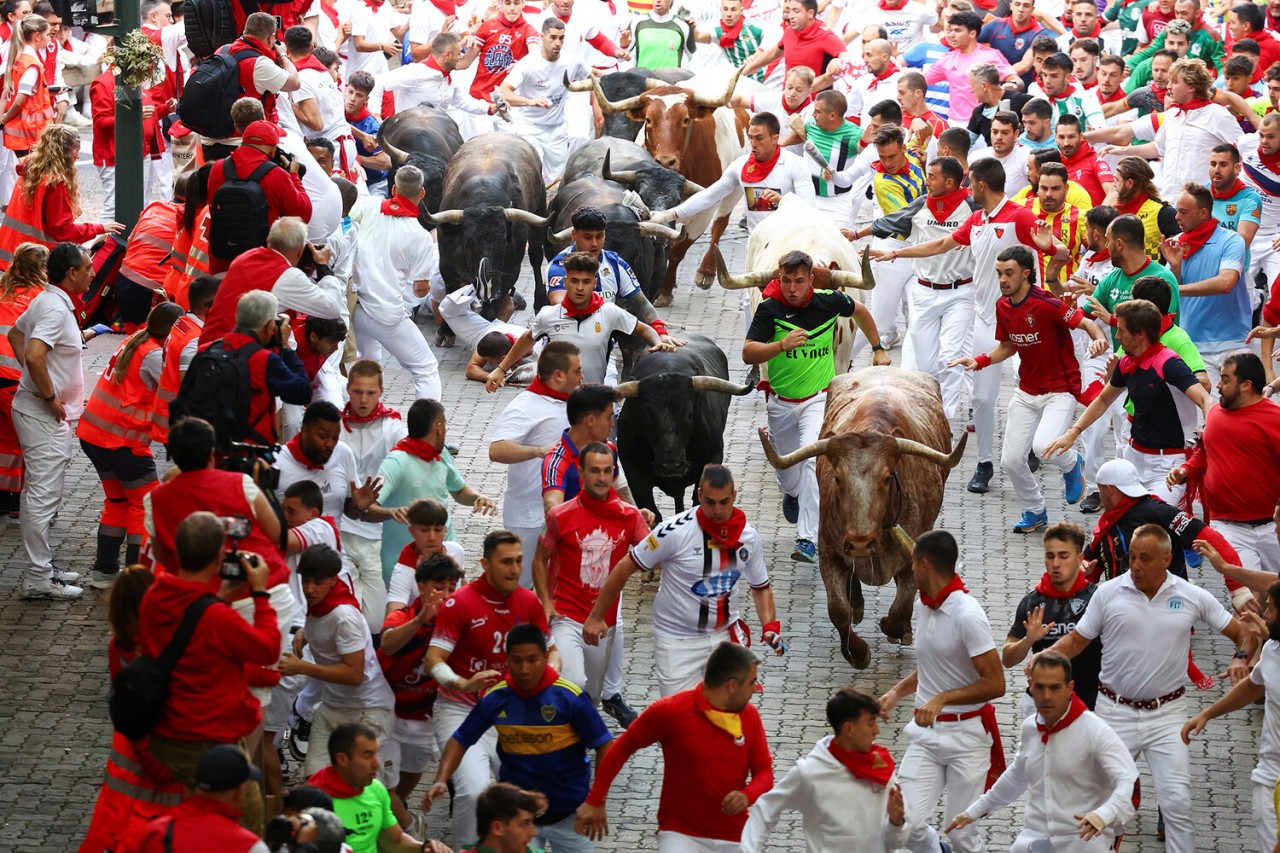 İspaniyada məşhur festivaldan görüntülər