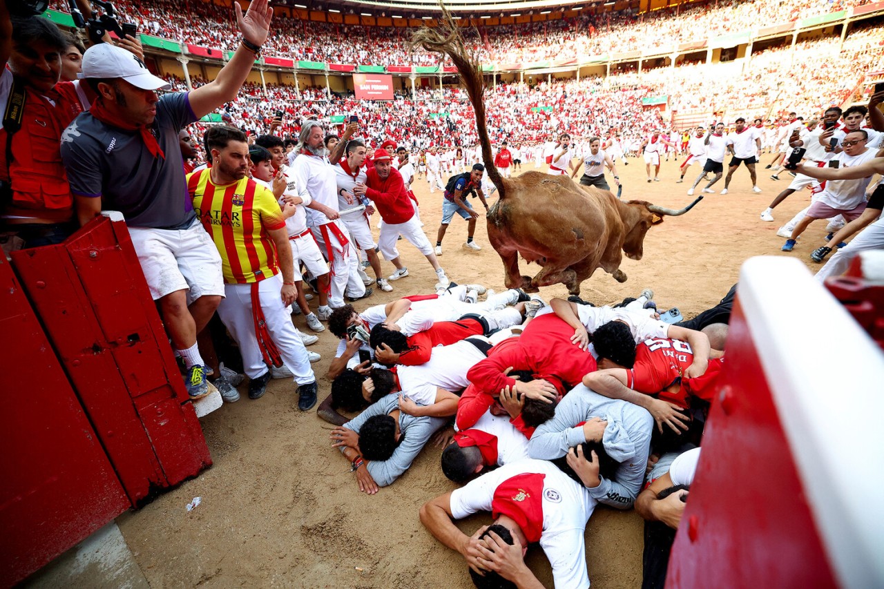 İspaniyada məşhur festivaldan görüntülər