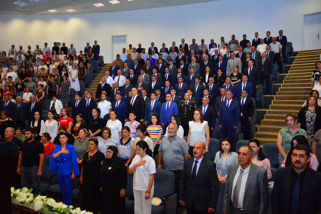 Ağstafada Suverenlik yolunun başlanğıcı mövzusunda tədbir keçirildi - FOTOLAR