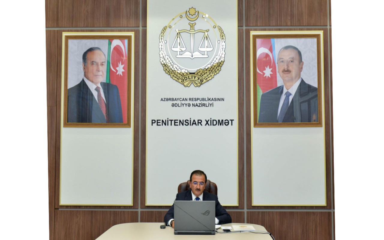 Penitensiar xidmətin rəisi bölgələrdə yaşayanlar üçünvideoqəbullar keçirdi