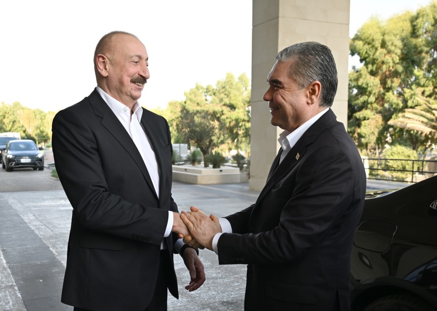 İlham Əliyev və Berdiməhəmmədov "Sea Breeze"də - FOTOLAR
