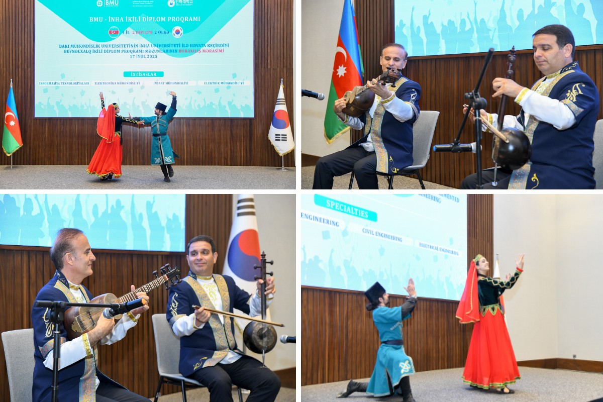 BMU-İNHA ikili diplom proqramının məzun buraxılışı keçirilib - FOTOLAR