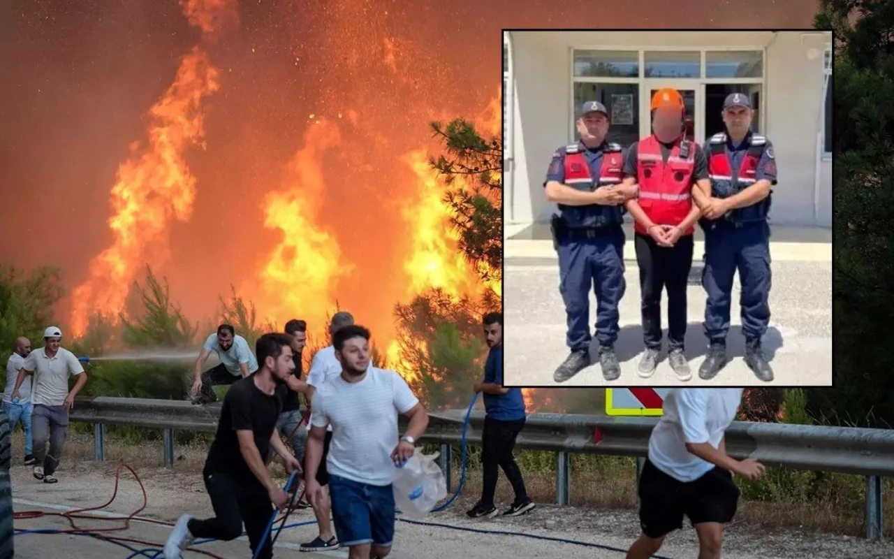 Türkiyədə meşəni yandıran şəxsFETÖ üzvü imiş