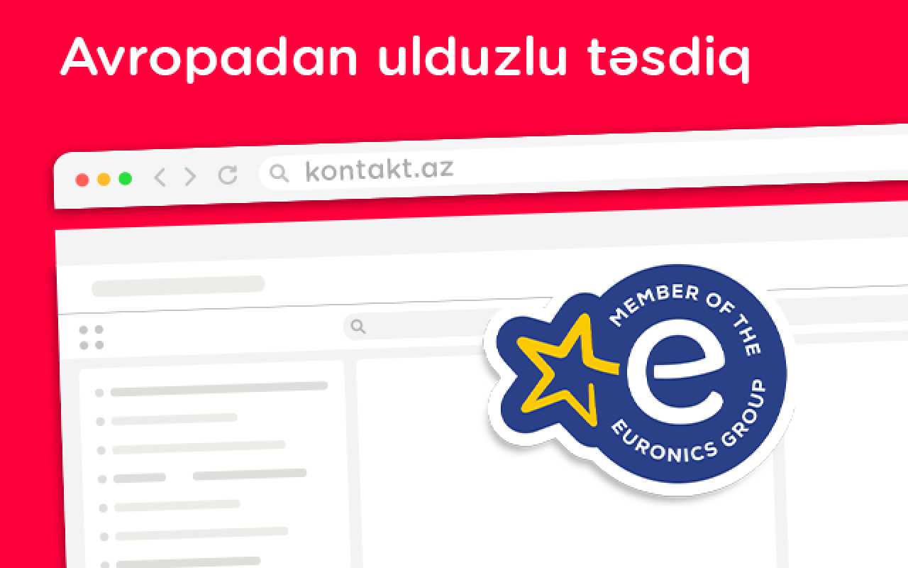 “Kontakt” Avropanın №1 elektronika birliyinəüzv oldu