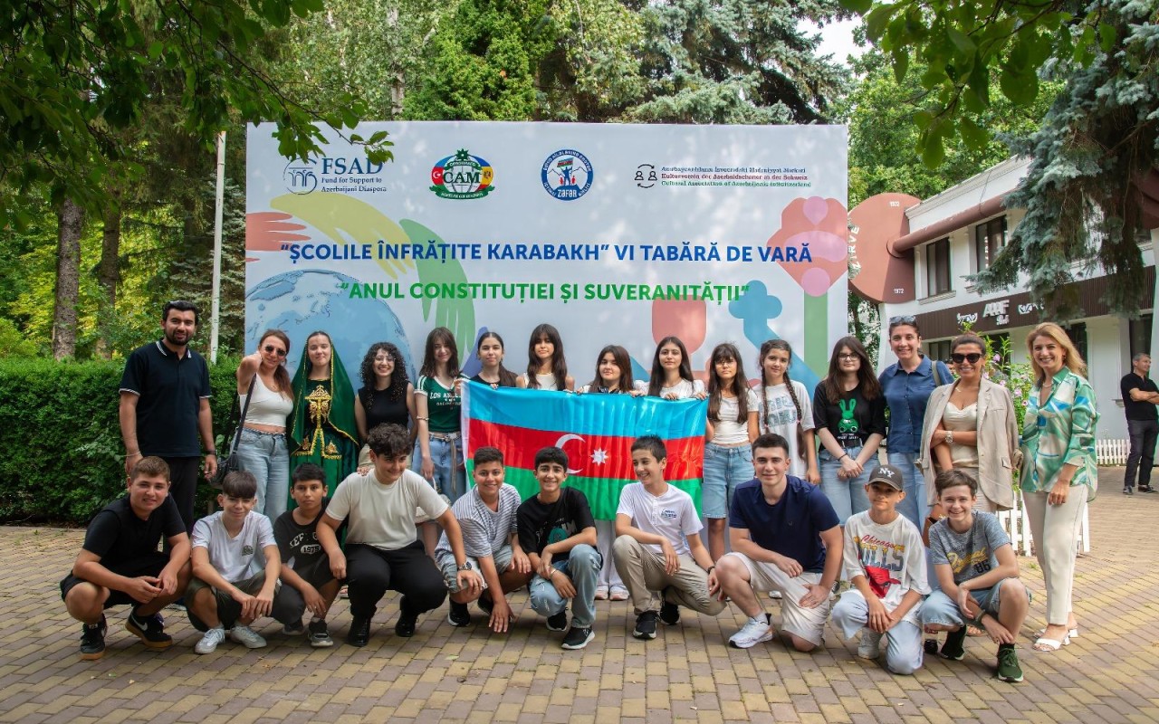 “Qardaşlaşmış Qarabağ Məktəbləri” Moldova yay düşərgəsi yekunlaşıb -FOTOLAR