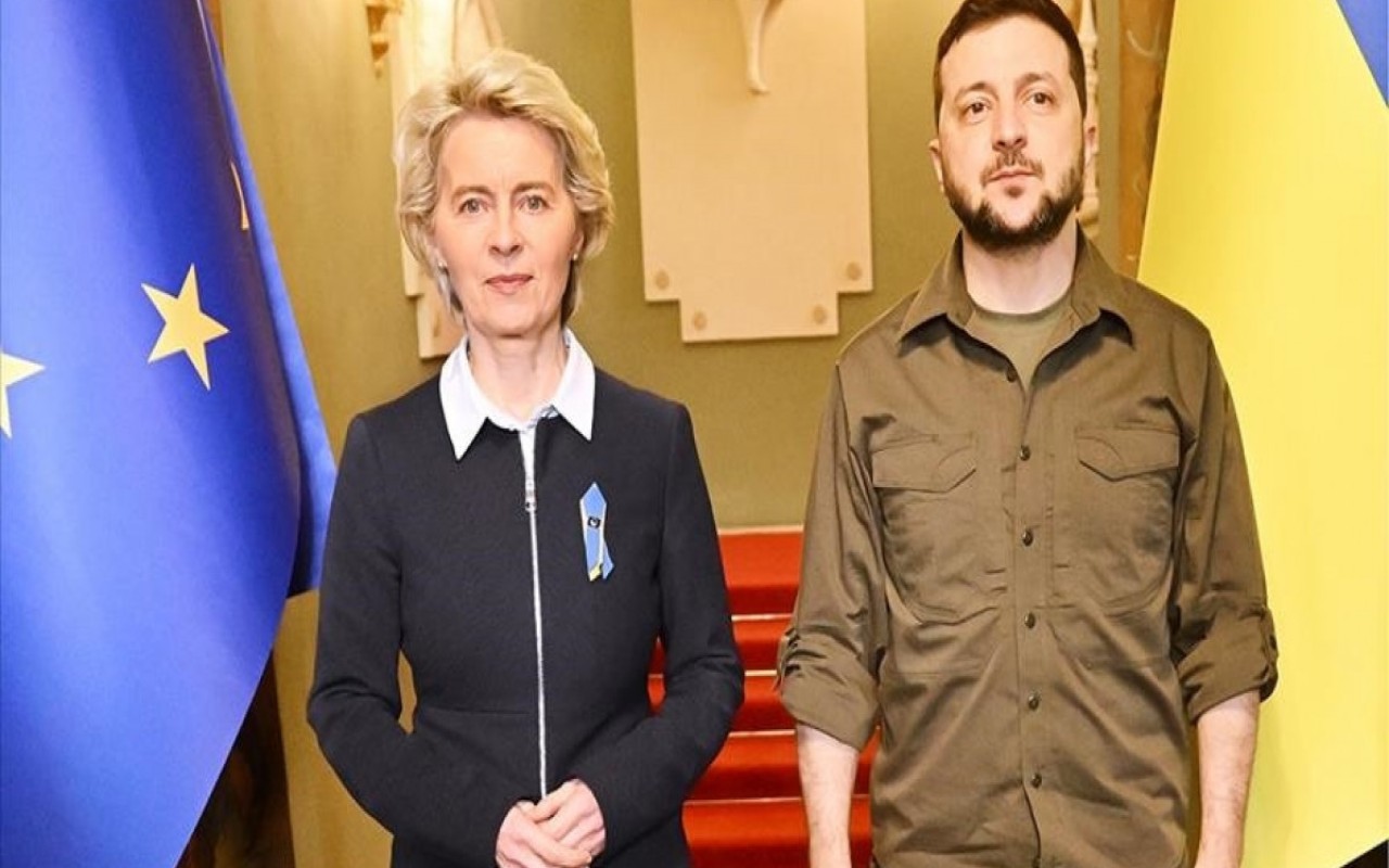 Zelenski Avropa Komissiyasının sədri iləGÖRÜŞDÜ