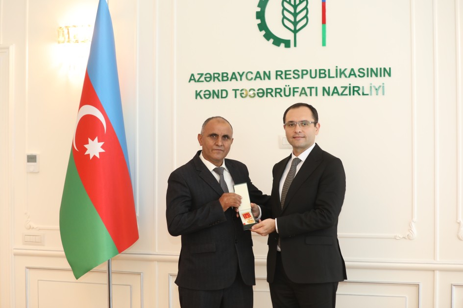 Nazir əməkdaşlarına medal və vəsiqələrini təqdim etdi - FOTOLAR