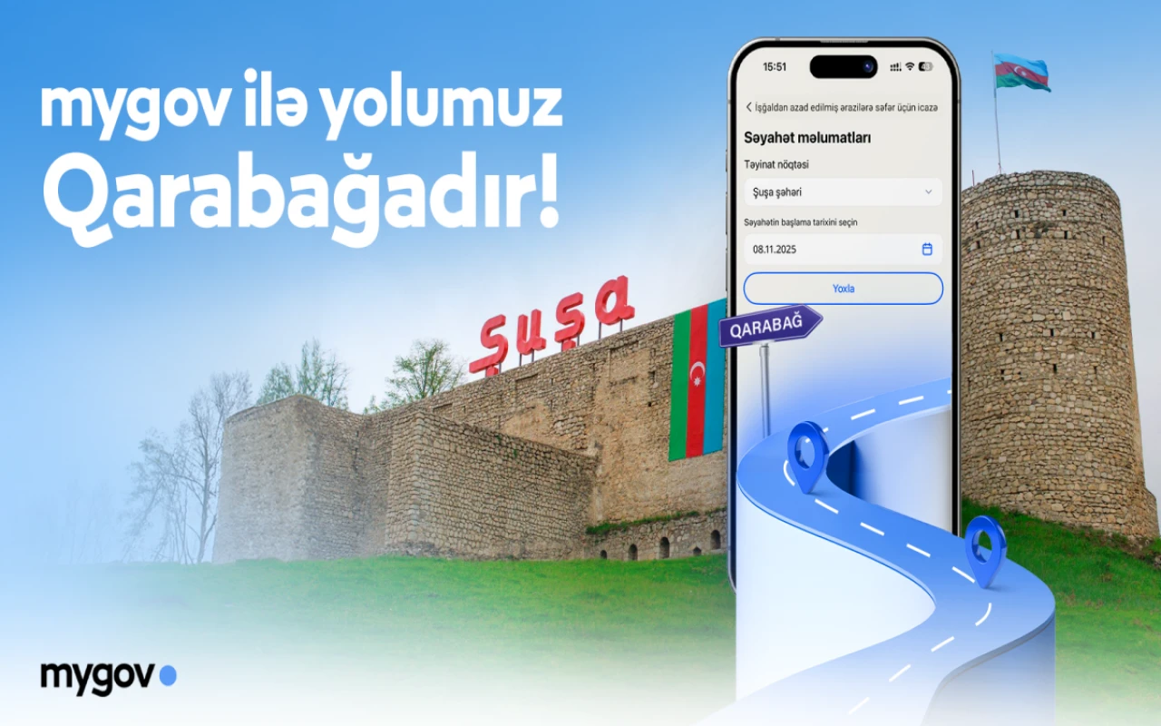 Qarabağa səfər üçün icazələr “mygov” üzərindən veriləcək