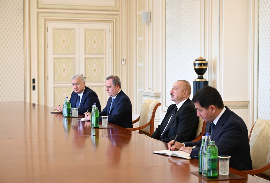 Prezident Stiven Doutini qəbul edib - FOTOLAR