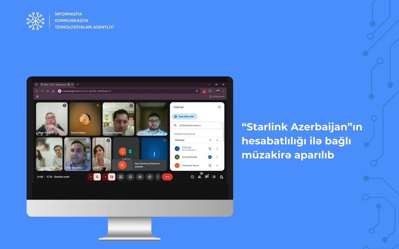 “Starlink Azerbaijan”ın hesabatlılığı ilə bağlı müzakirə aparılıb