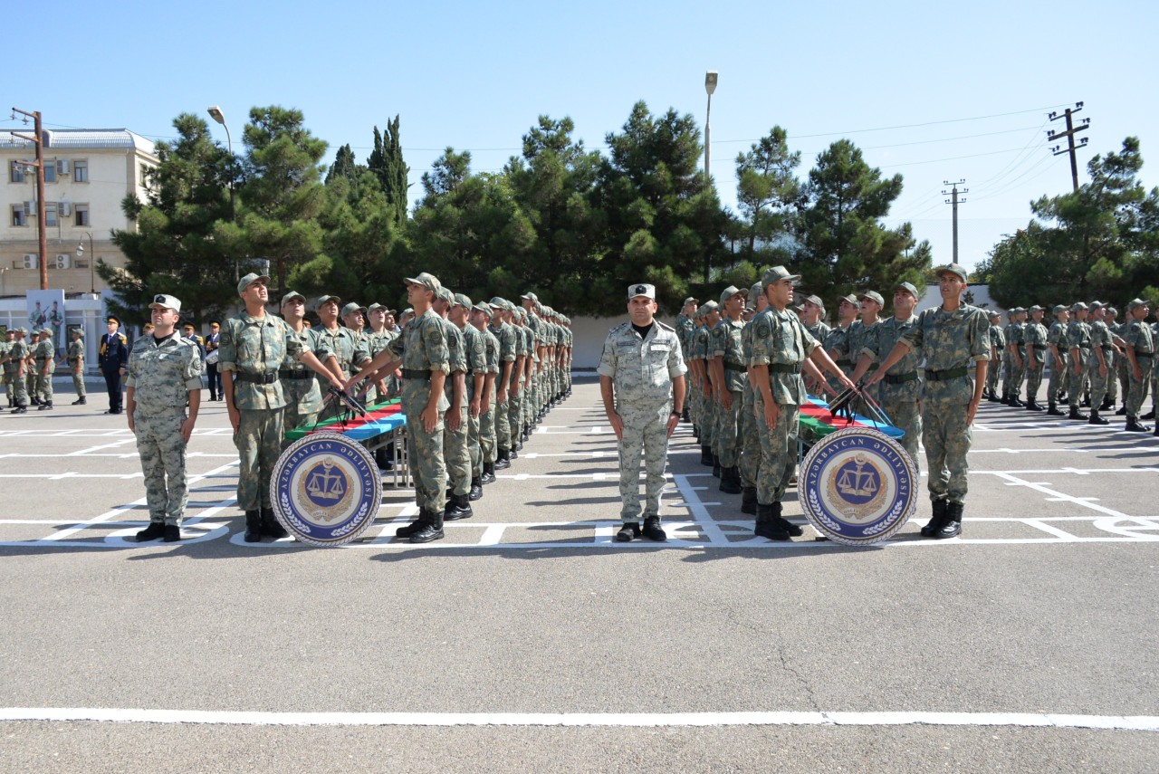 Gənc əsgərlərin andiçmə mərasimi keçirilib - FOTO