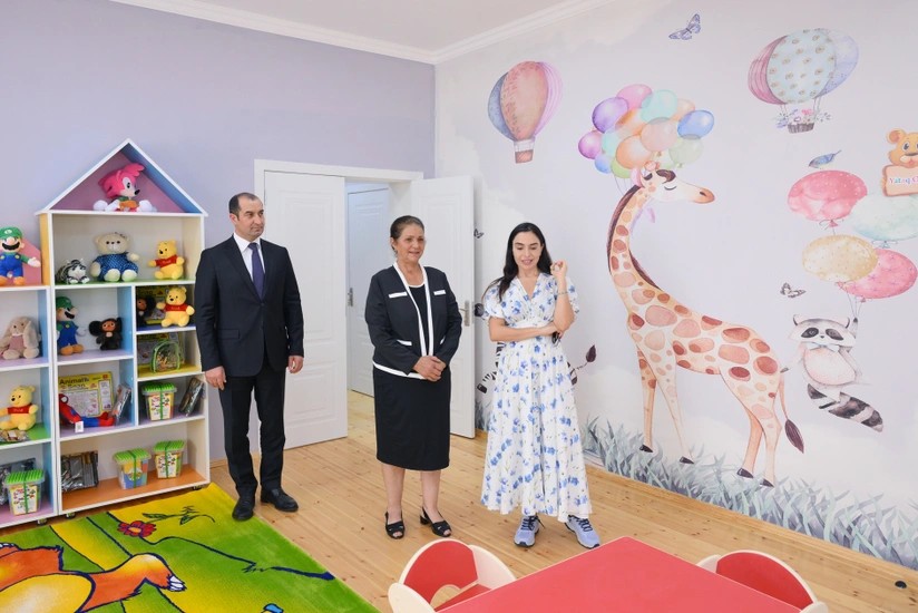 Leyla Əliyeva körpələr evi-uşaq bağçalarının açılışında iştirak etdi - FOTOLAR