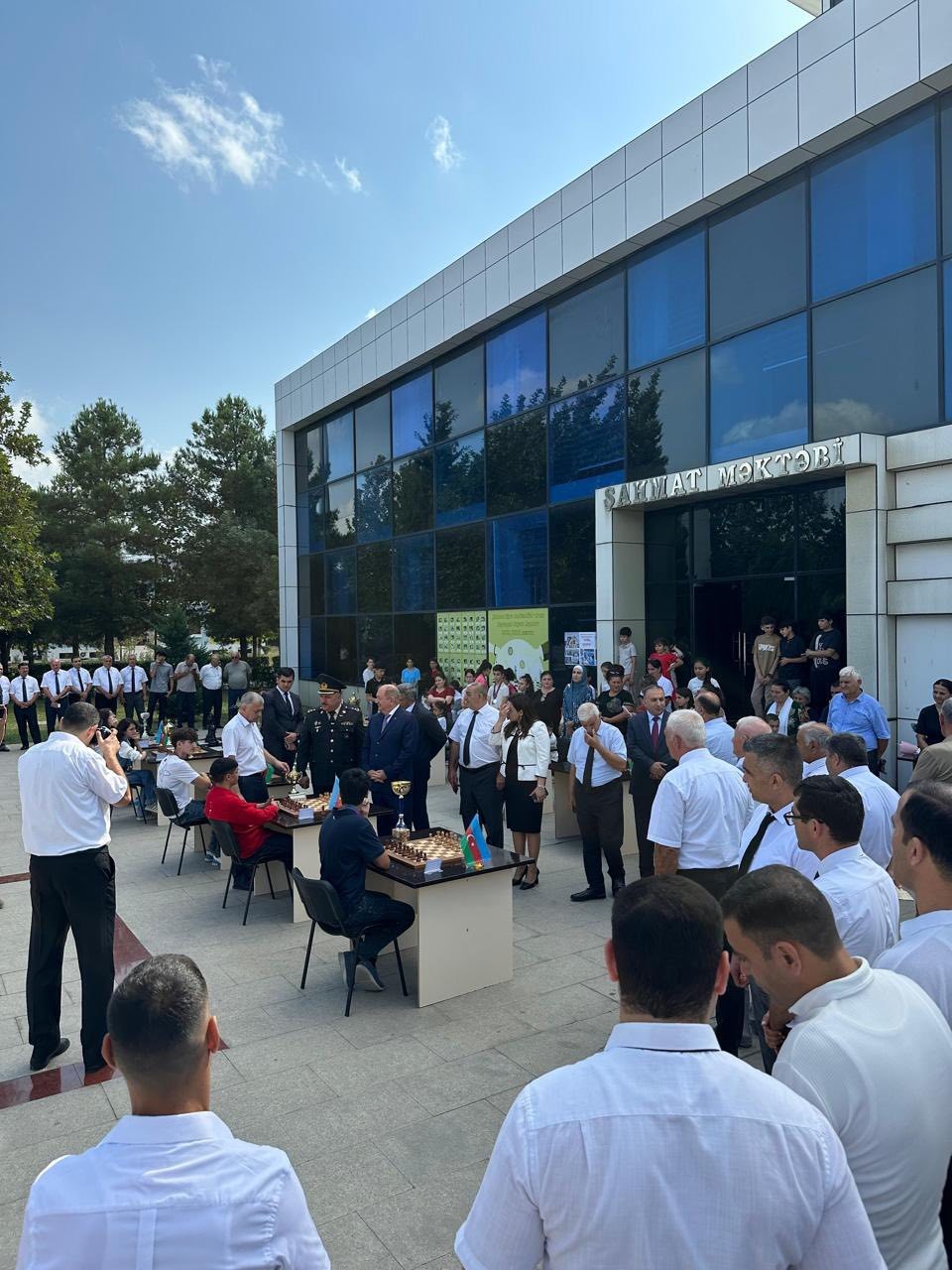 Beyləqanda şahmat üzrə beynəlxalq qrossmeystr Namiq Quliyevlə görüş keçirildi - FOTOLAR