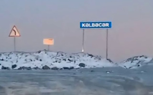 Kəlbəcərə ilk qar yağıb- VİDEO