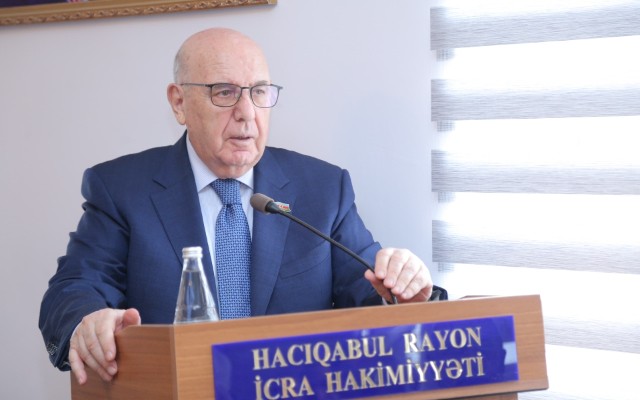 Hacıqabul Rayon Ağsaqqallar Şurasının hesabat konfransı keçirilib -FOTOLAR