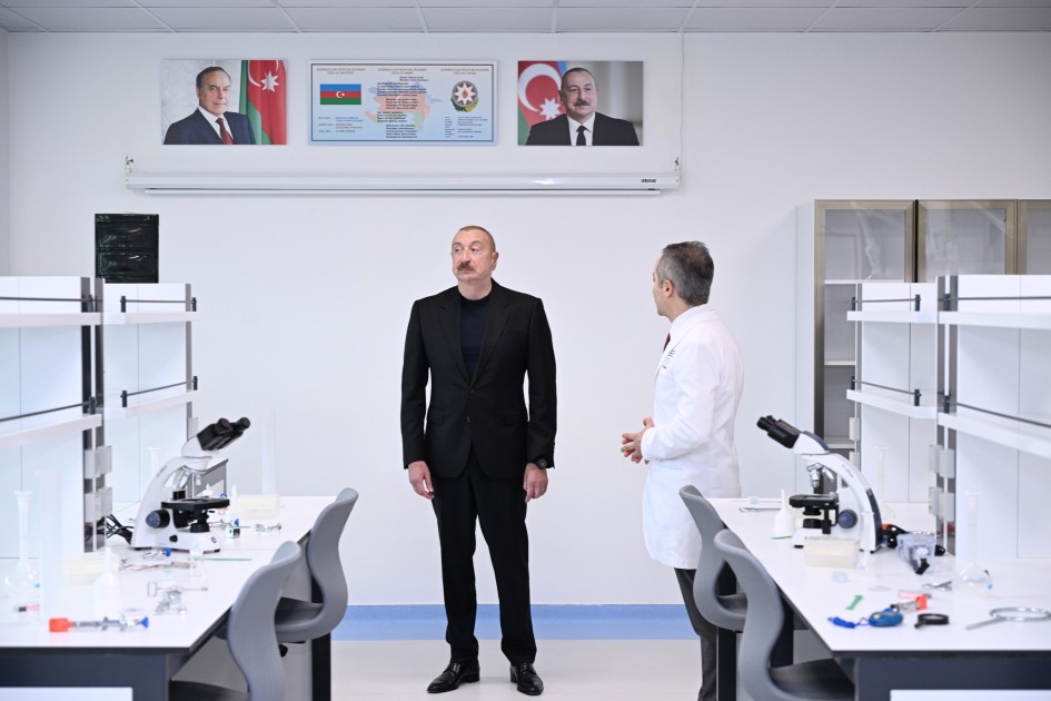 Prezident Xankəndində açılışlar etdi - FOTOLAR