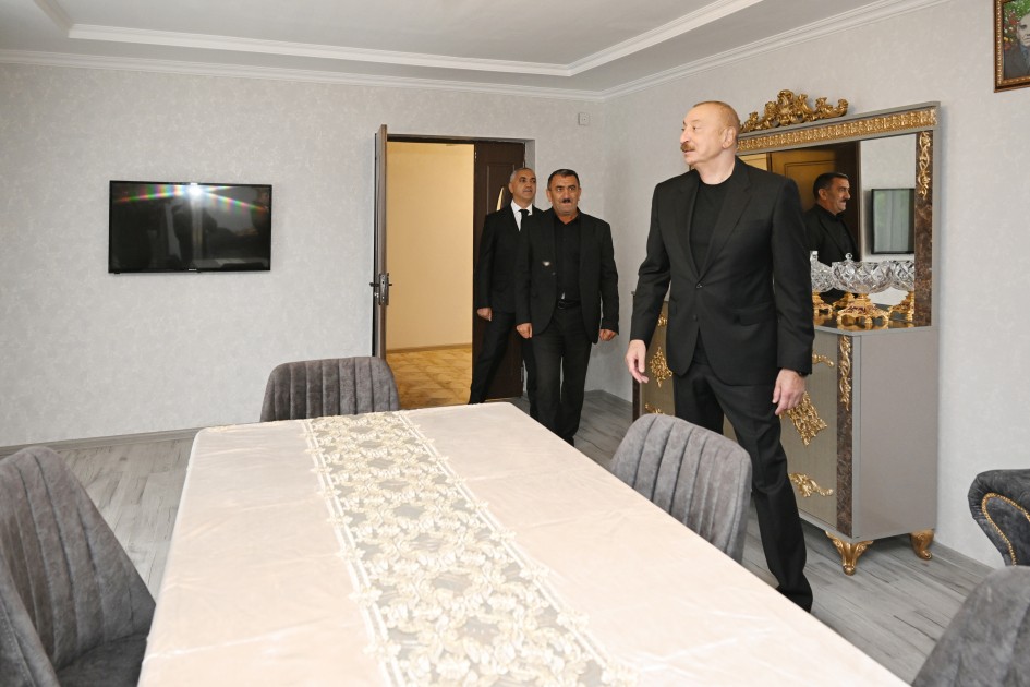 İlham Əliyev Xocalının Seyidbəyli kəndində - FOTOLAR