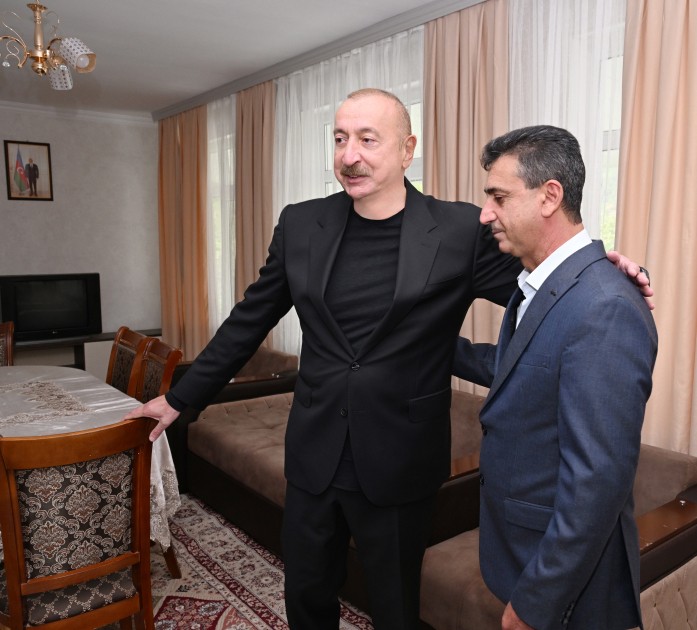 Prezident Badara kəndində olub - FOTOLAR