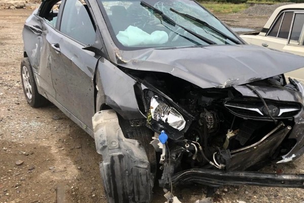 Kürdəmirdə "Hyundai" aşdı- Ölən və xəsarət alan var