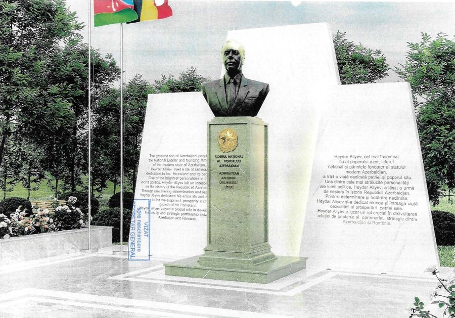 Buxarestdə “Heydər Əliyev” xiyabanı yenidən qurulacaq - FOTOLAR