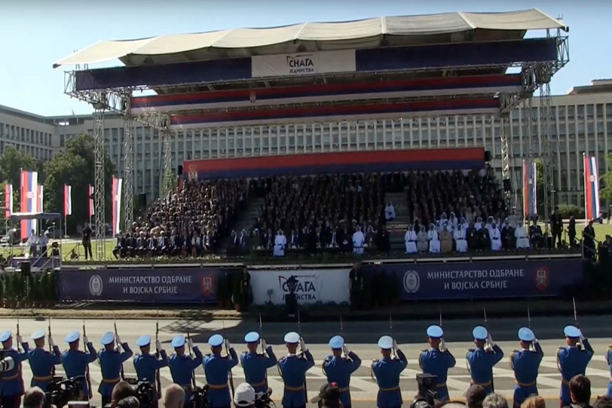 Baş Qərargah rəisi Serbiyaya səfər edib - FOTOLAR