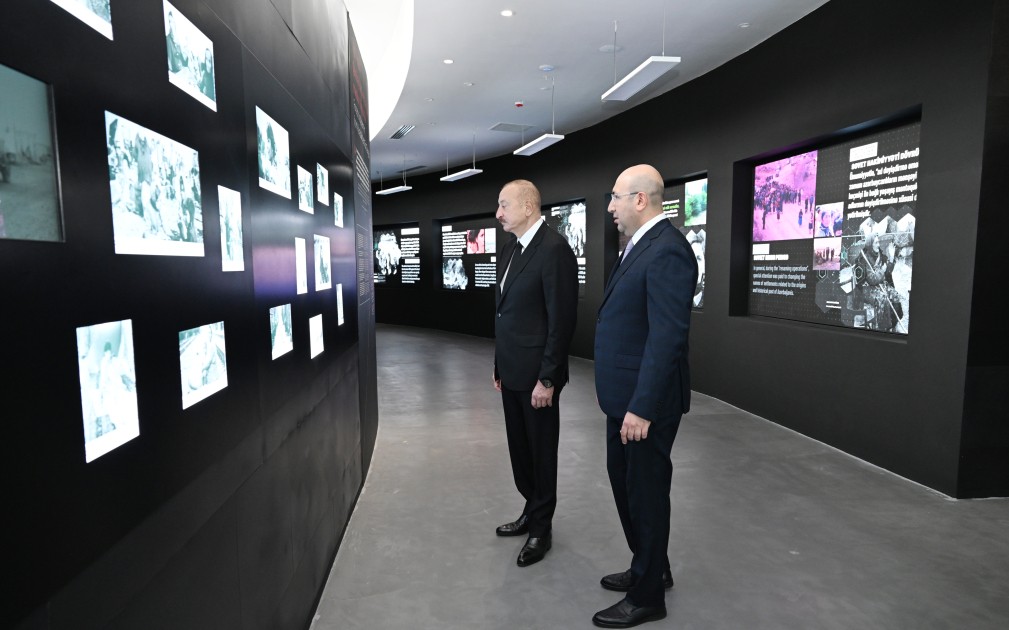 Prezident Gəncə Memorial Kompleksinin açılışını edib - FOTOLAR
