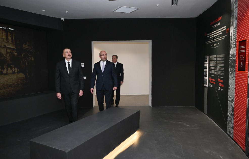 Prezident Gəncə Memorial Kompleksinin açılışını edib - FOTOLAR