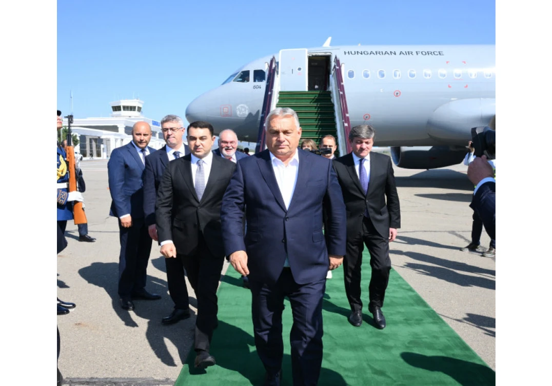 Prezident  Viktor Orban ilə görüşdü - FOTOLAR (YENİLƏNİB)